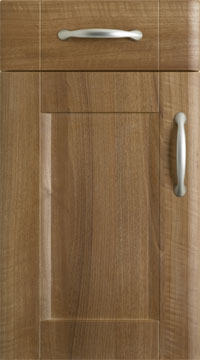 PVC Door - Brisbane/Medium Walnut