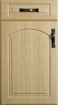 PVC Door - Saxon Arched/Montana Oak