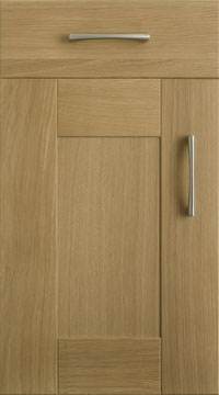 Solid Door - Shaker/Solid Oak