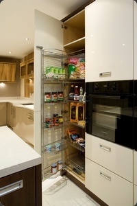 Pull out Larder with Basket Front and Back